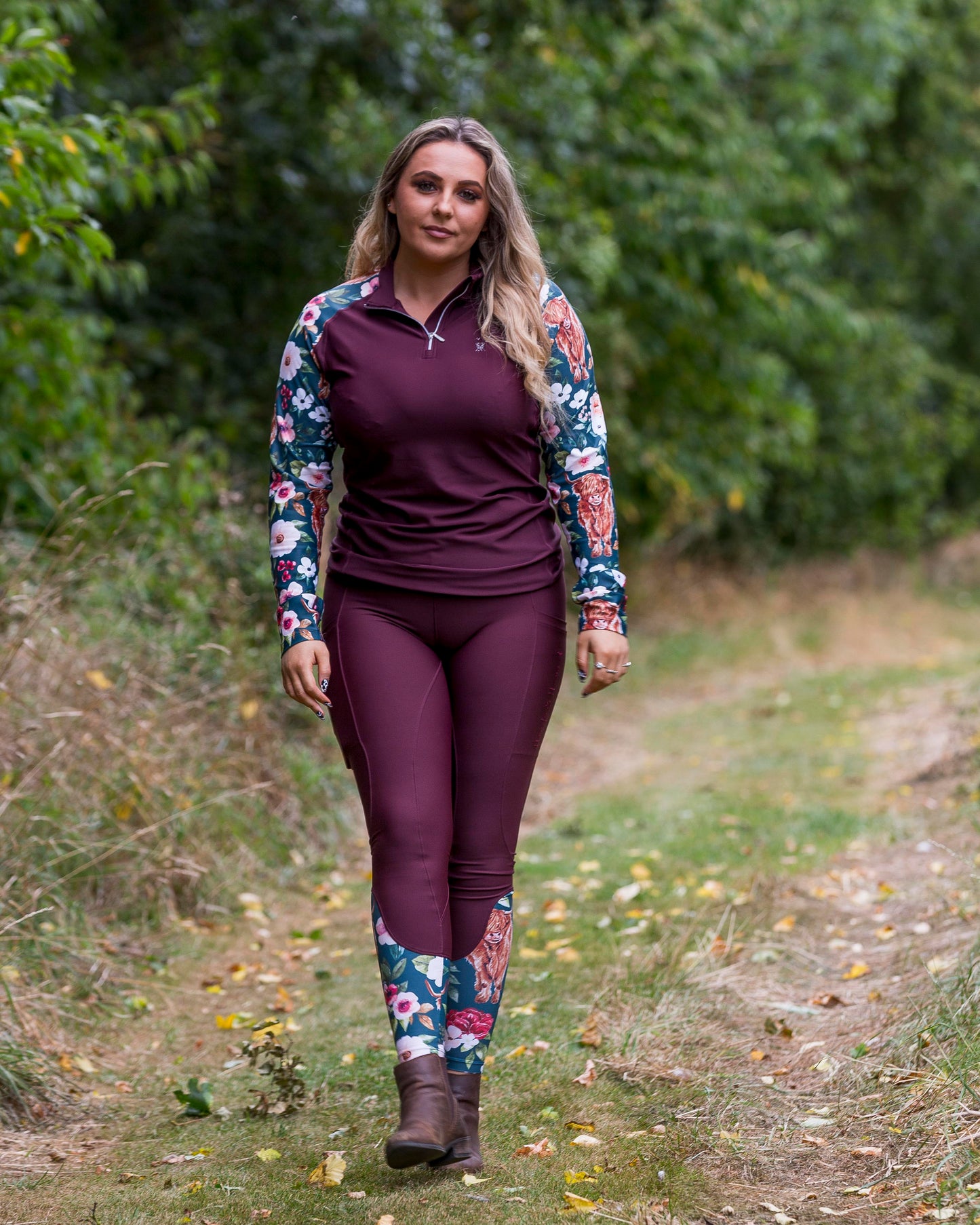 Highland Moo Base Layer - Crimson
