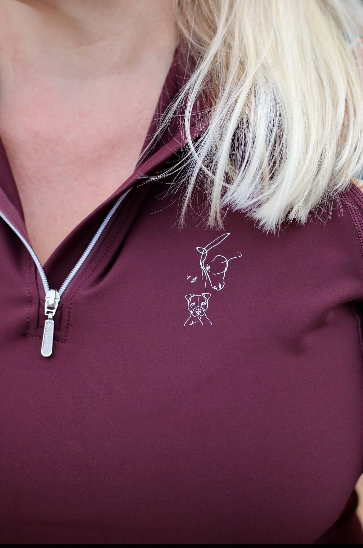 Highland Moo Base Layer - Crimson