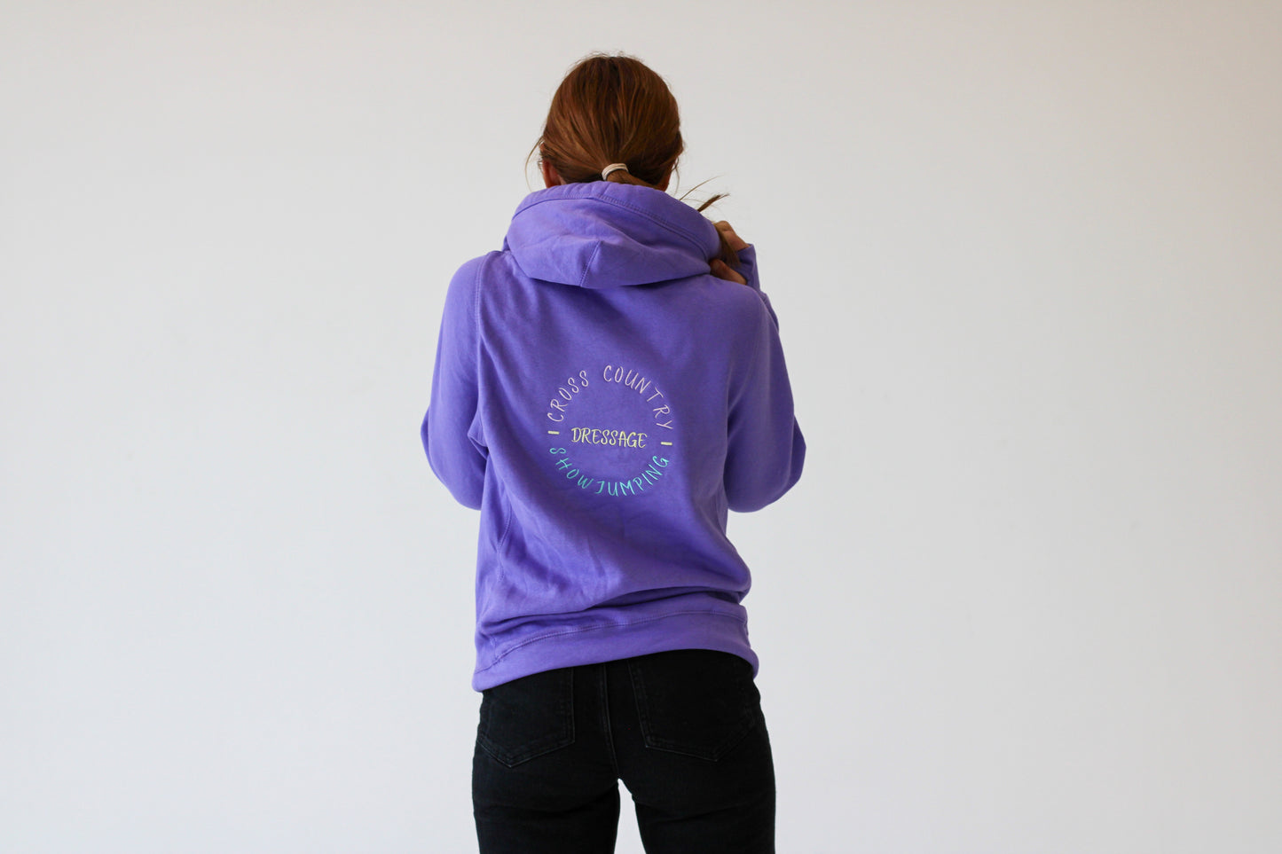 ‘Eventer’ Cross Neck Hoodie