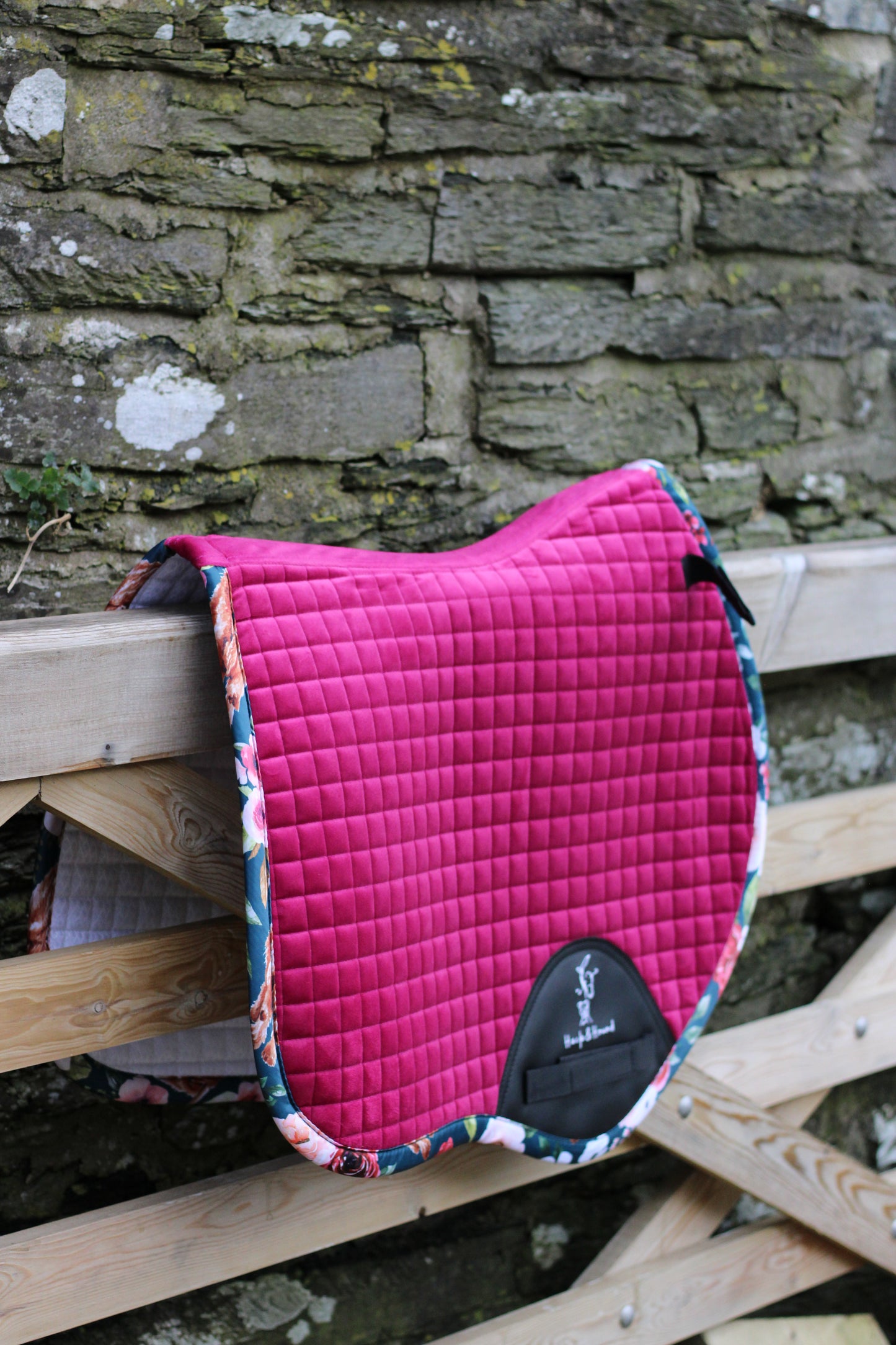 Win - Highland Moo & Blue Peony Saddle Pads
