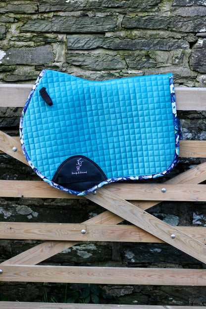 Win - Highland Moo & Blue Peony Saddle Pads