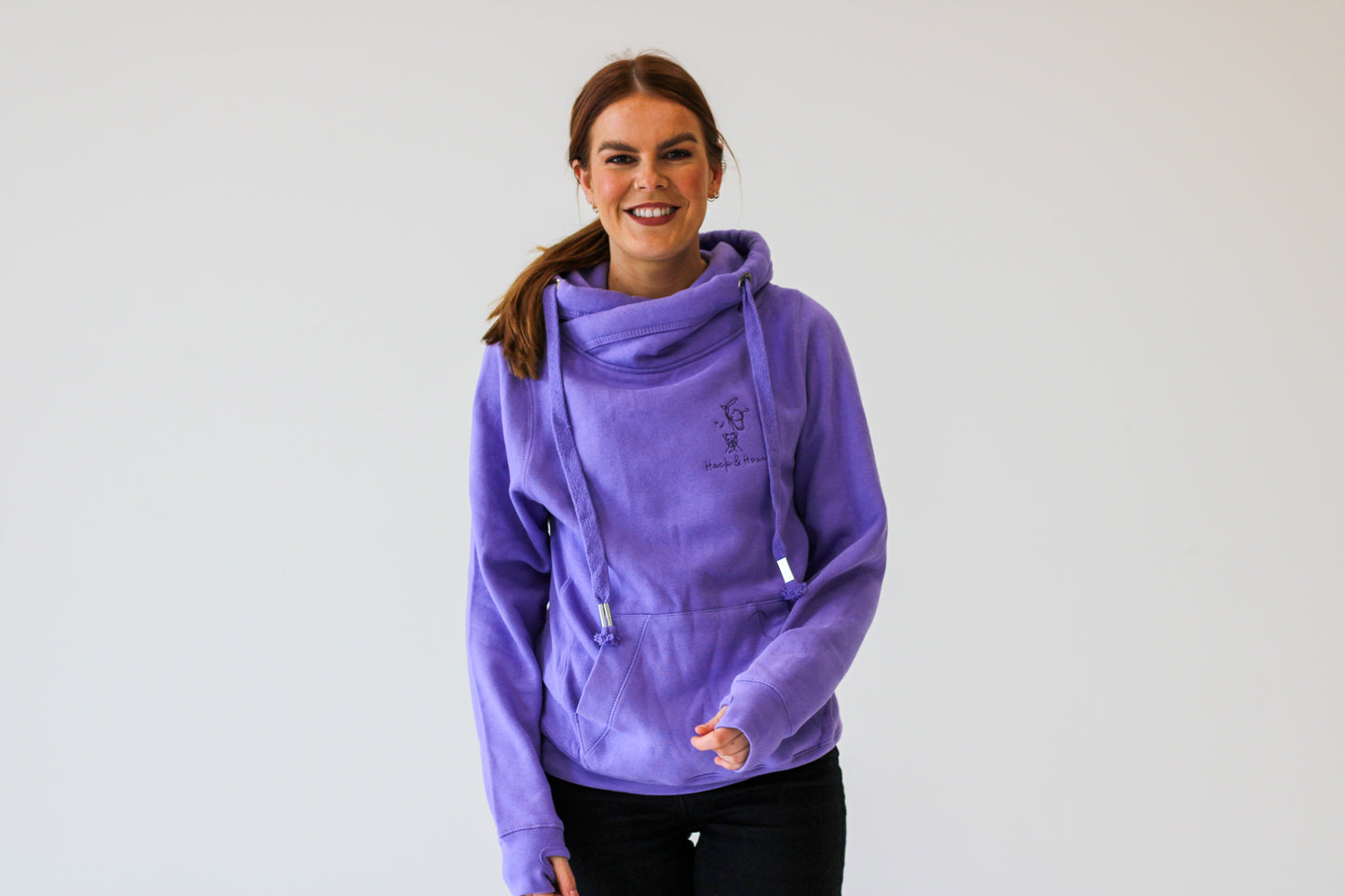 ‘Eventer’ Cross Neck Hoodie