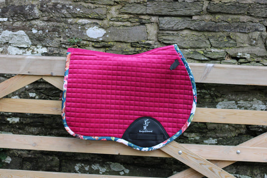 Win - Highland Moo & Blue Peony Saddle Pads
