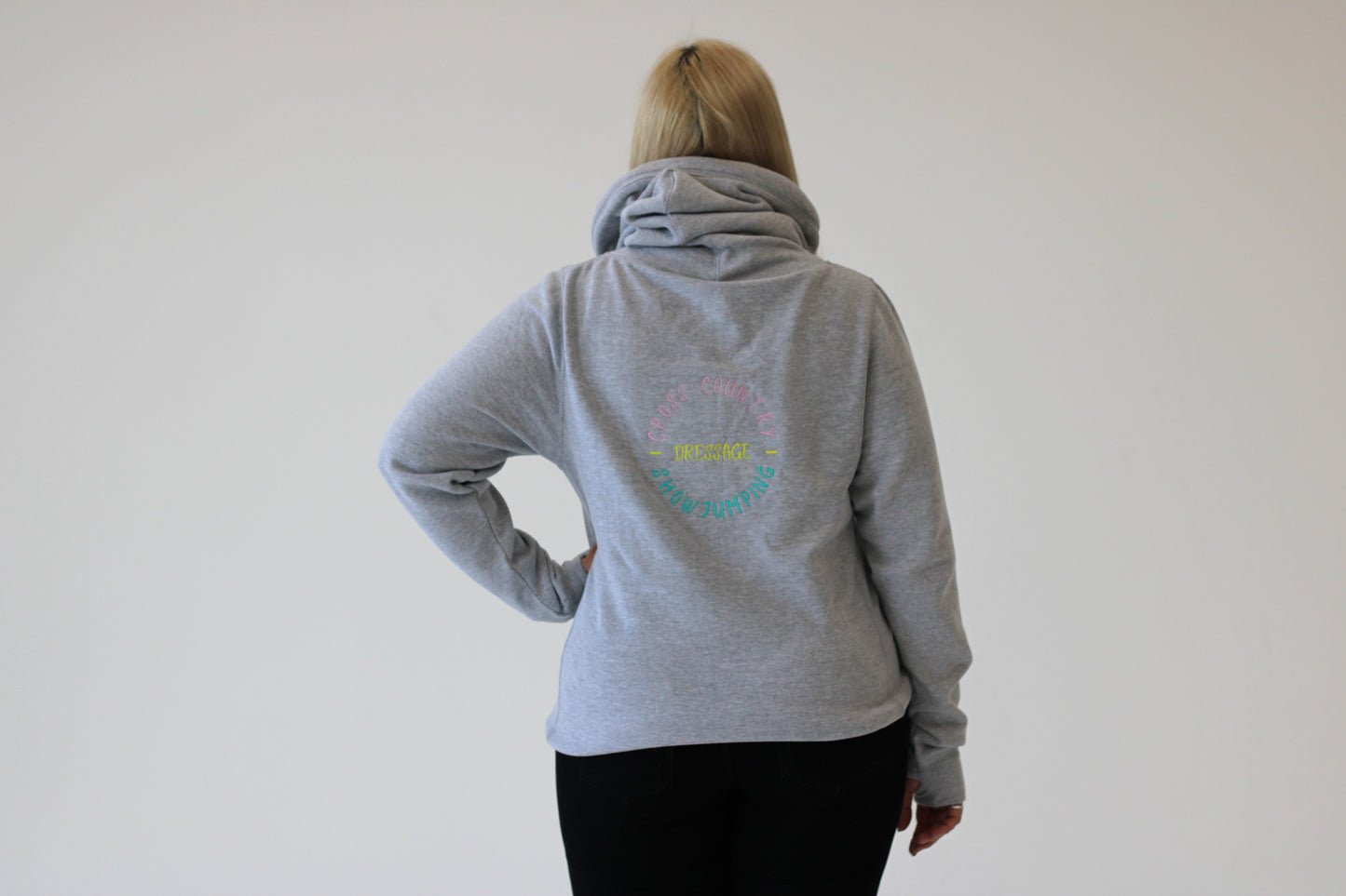 ‘Eventer’ Cross Neck Hoodie