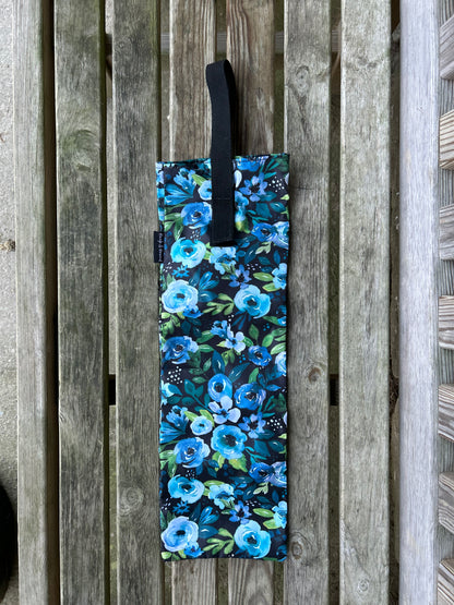 Blue Peony Tail Bag
