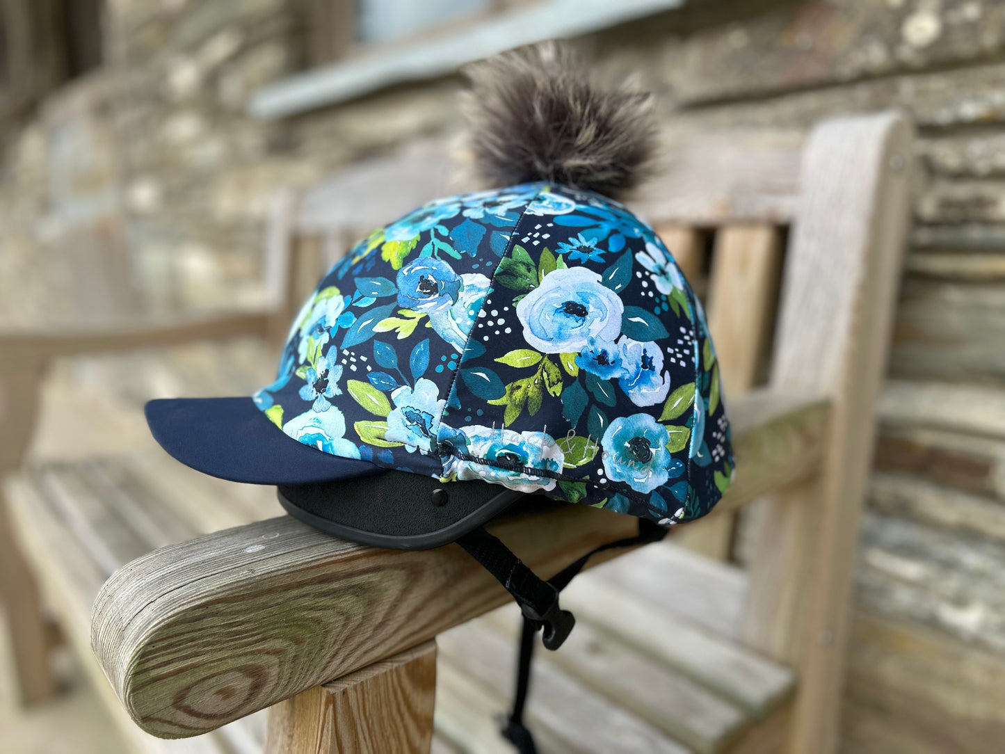 Blue Peony Hat Silk