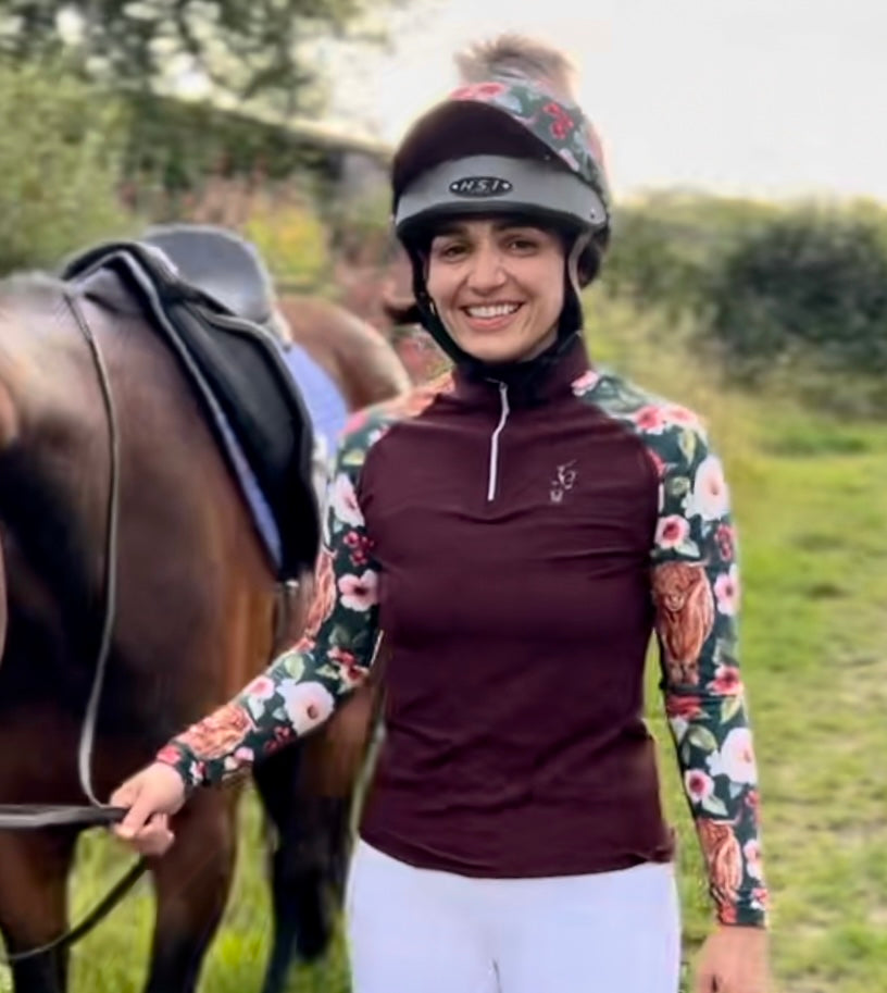 Highland Moo Base Layer - Crimson