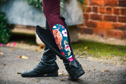 Highland Moo Riding Leggings - Crimson